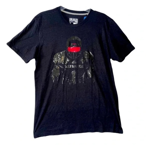Adidas | New Black Nebraska Cornhuskers The Go-To Performance Tee, Large - Picture 1 of 5